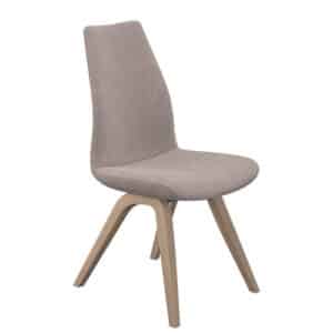 Brunstad Aroma Spisestol - Stof Alfa - Valnødbejds